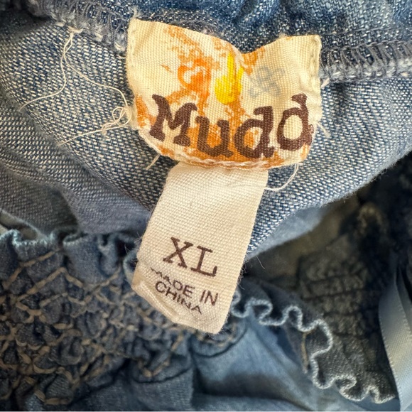 Mudd Light Blue Strapless Jumpsuit - Picture 10 of 14